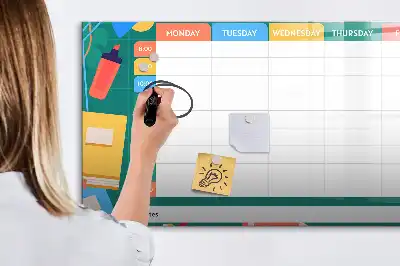 Tableau magnétique pour dessiner modèle plan de cours