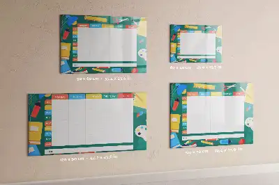 Tableau magnétique pour dessiner modèle plan de cours