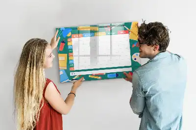 Tableau magnétique pour dessiner modèle plan de cours