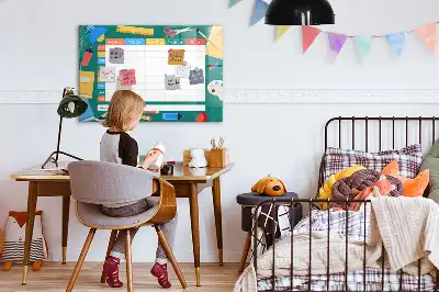 Tableau magnétique pour dessiner modèle plan de cours