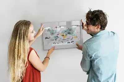 Tableau magnétique à dessiner carte motif dessin animé