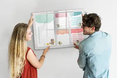 Tableau magnétique pour dessiner liste de souhaits
