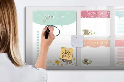 Tableau magnétique pour dessiner liste de souhaits
