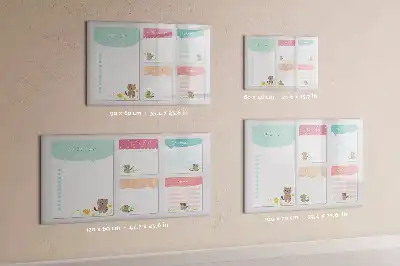 Tableau magnétique pour dessiner liste de souhaits