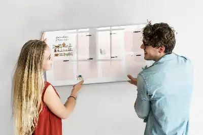 Planificateur hebdomadaire tableau magnétique à dessiner
