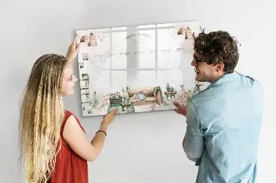 Tableau magnétique à dessiner planificateur mignon