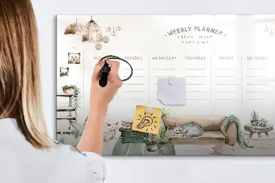 Tableau magnétique à dessiner planificateur mignon