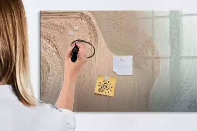 Tableau magnétique pour dessiner motif abstraction de vagues