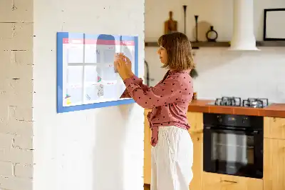 Tableau magnétique à dessiner planificateur mensuel