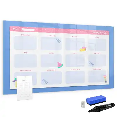 Tableau magnétique à dessiner planificateur mensuel
