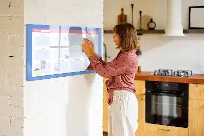 Tableau magnétique à dessiner planificateur mensuel