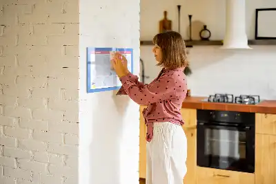Tableau magnétique à dessiner planificateur mensuel