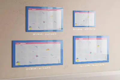 Tableau magnétique à dessiner planificateur mensuel