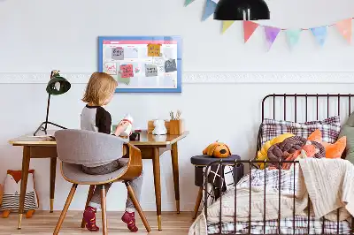 Tableau magnétique à dessiner planificateur mensuel