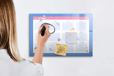 Tableau magnétique à dessiner planificateur mensuel