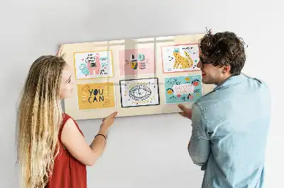 Tableau magnétique à dessiner motifs slogans motivants