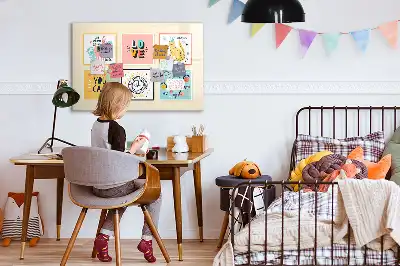 Tableau magnétique à dessiner motifs slogans motivants