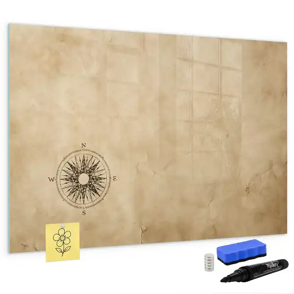 Tableau magnétique de dessin modèle boussole