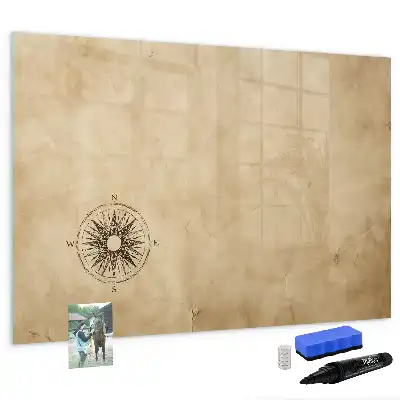 Tableau magnétique de dessin modèle boussole
