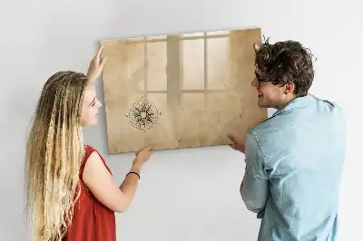 Tableau magnétique de dessin modèle boussole