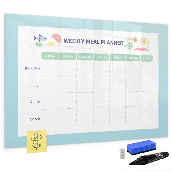 Planificateur de repas magnétique tableau pour dessiner