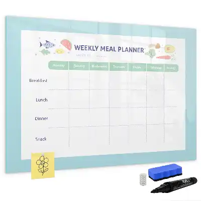 Planificateur de repas magnétique tableau pour dessiner