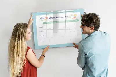 Planificateur de repas magnétique tableau pour dessiner