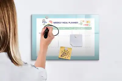 Planificateur de repas magnétique tableau pour dessiner