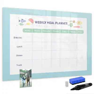 Planificateur de repas magnétique tableau pour dessiner