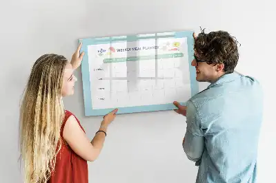 Planificateur de repas magnétique tableau pour dessiner