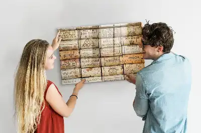 Tableau magnétique pour dessiner représentant des bouchons de vin