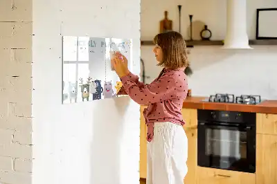 Tableau magnétique pour dessiner planificateur hebdomadaire pour enfants