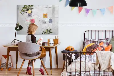 Tableau magnétique pour dessiner motif olives minimalistes