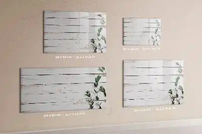 Tableau magnétique pour dessiner en planches de bois