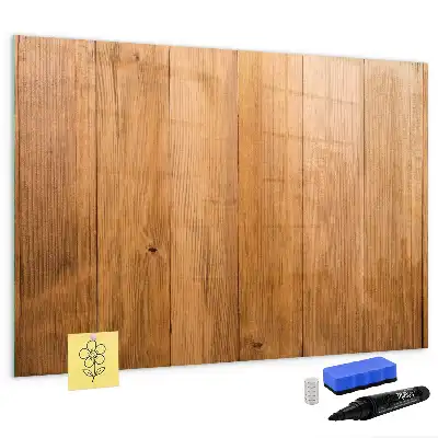Tableau magnétique pour dessiner en planches de bois