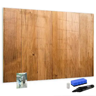 Tableau magnétique pour dessiner en planches de bois