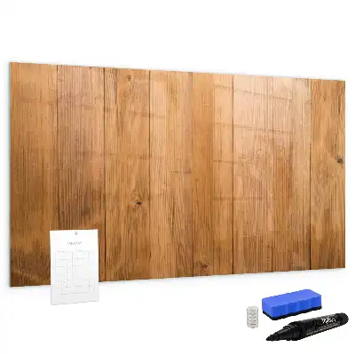 Tableau magnétique pour dessiner en planches de bois
