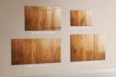 Tableau magnétique pour dessiner en planches de bois