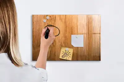 Tableau magnétique pour dessiner en planches de bois