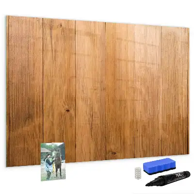 Tableau magnétique pour dessiner en planches de bois