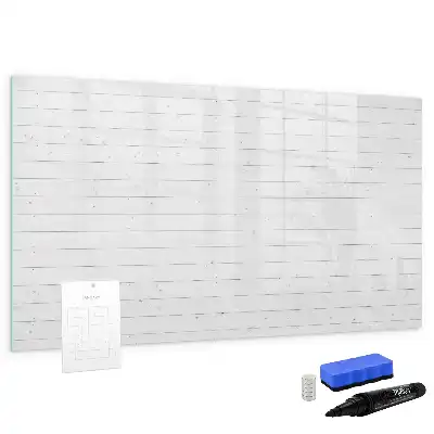 Tableau magnétique à dessiner motif panneaux en bois