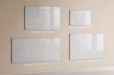 Tableau magnétique à dessiner motif panneaux en bois