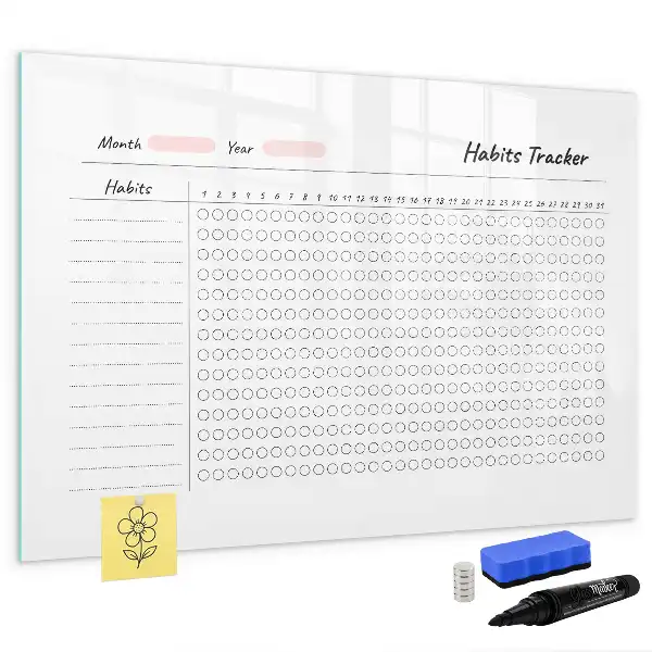 Tableau magnétique pour dessiner suivi des habitudes
