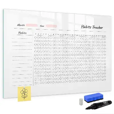 Tableau magnétique pour dessiner suivi des habitudes