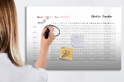 Tableau magnétique pour dessiner suivi des habitudes