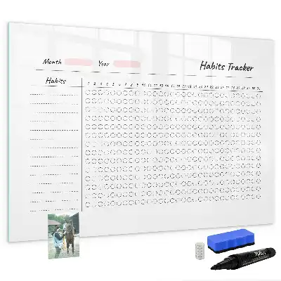 Tableau magnétique pour dessiner suivi des habitudes