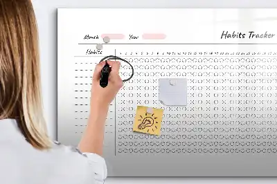 Tableau magnétique pour dessiner suivi des habitudes