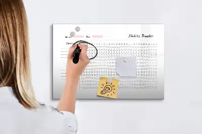 Tableau magnétique pour dessiner suivi des habitudes