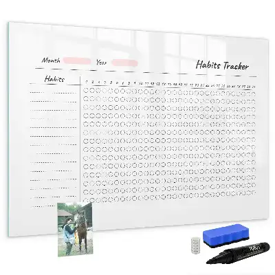 Tableau magnétique pour dessiner suivi des habitudes