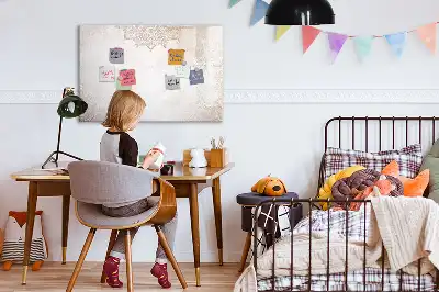 Tableau magnétique à dessiner motif décoratif